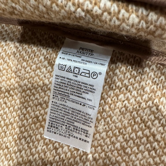 Banana Republic Shawl Collar Coat in Oatmeal Heather XXS Petite. - Picture 6 of 11